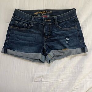Arizona Jean Company Women's Dark Blue Denim Shorts